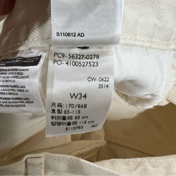 Levi’s 501 Give Me Butterflies High Rise Cut Off Denim Shorts Size 34 - Picture 7 of 10